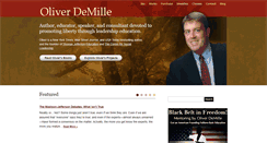 Desktop Screenshot of oliverdemille.com